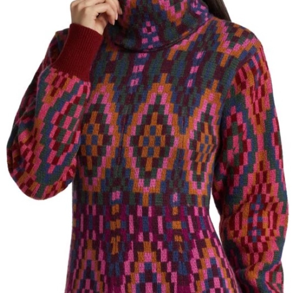 Farm Rio Tapestry Sweater Dress